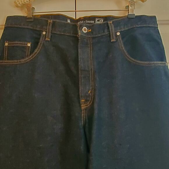 Vintage 90's Levi's‎ Silver Tab Jeans Straight And Loose 36/38 - Picture 3 of 7